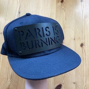 Paris Is Burning Black SnapBack cap